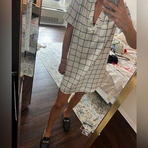 Black and white corporate dress